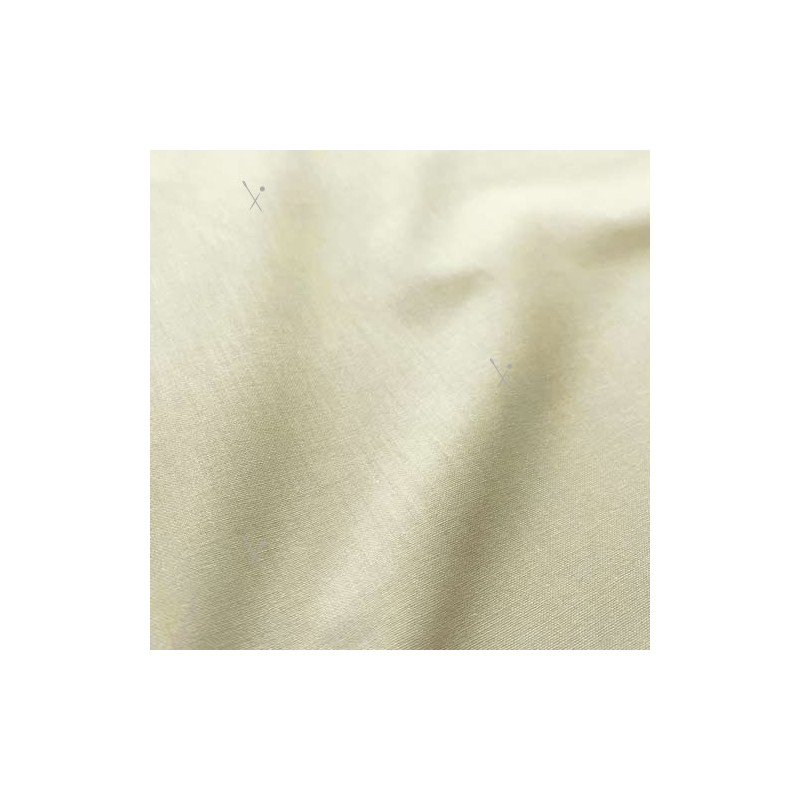 Einfarbige Baumwolle Beige